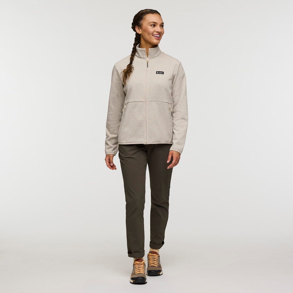 Envo Fleece Full-Zip Jacket - Women's - Heather Cream - US 1351