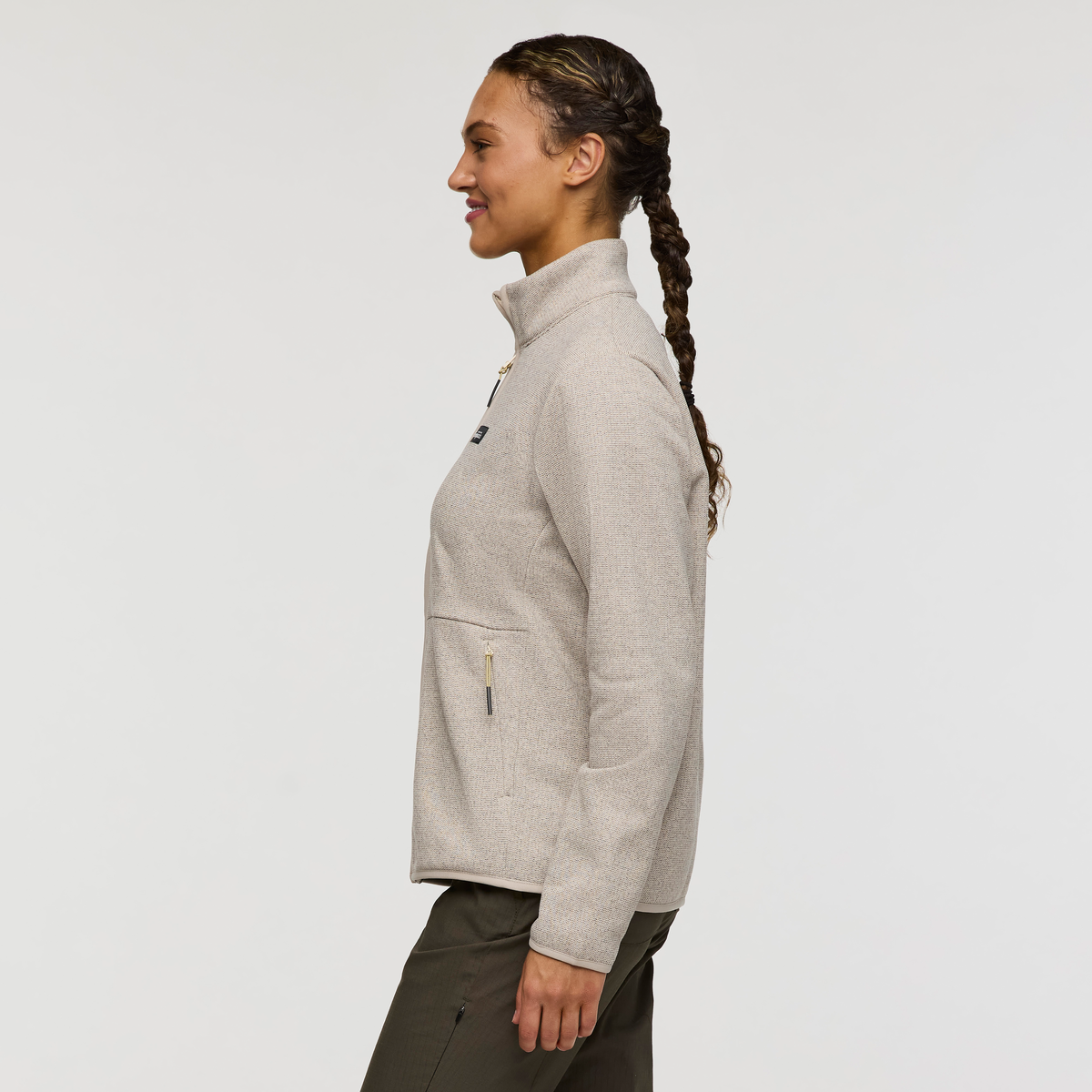 Envo Fleece Full-Zip Jacket - Women's - Heather Cream - US 1351