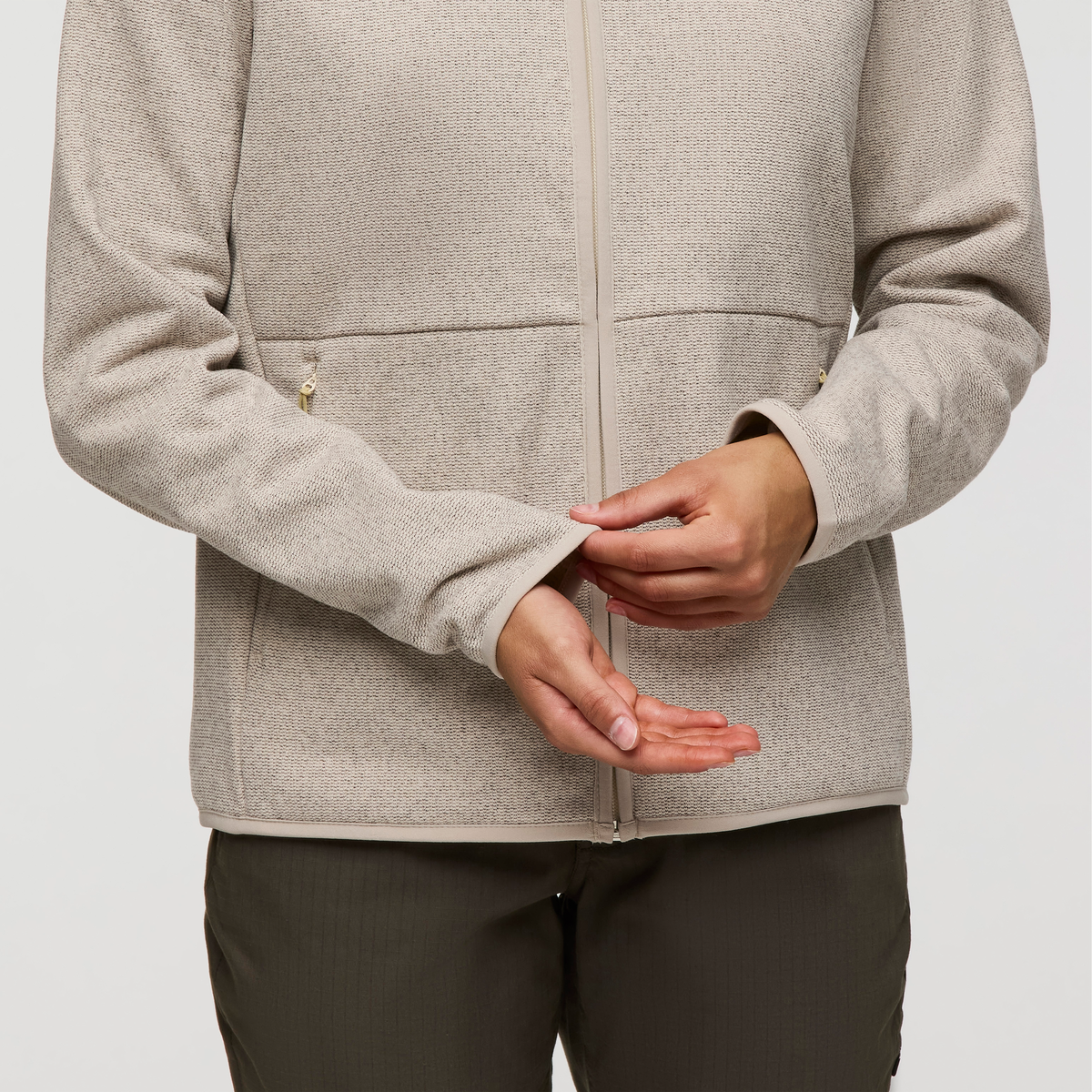 Envo Fleece Full-Zip Jacket - Women's - Heather Cream - US 1351