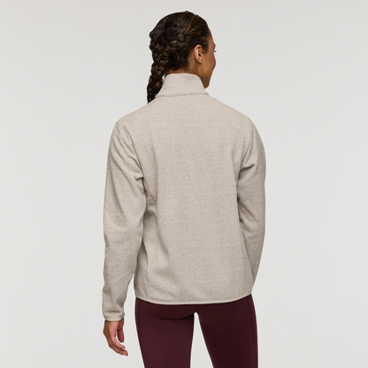 Envo Fleece Quarter-Zip Pullover - Women's - Heather Cream - US 8590