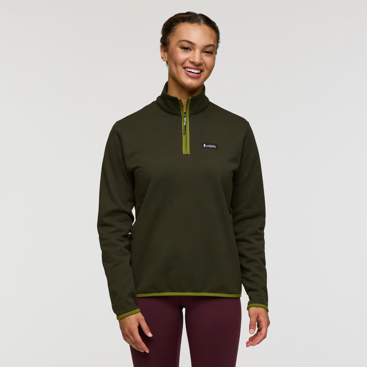 Envo Fleece Quarter-Zip Pullover - Women's - Heather Woods - US 6394
