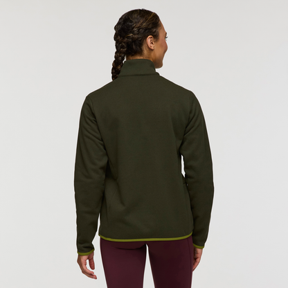 Envo Fleece Quarter-Zip Pullover - Women's - Heather Woods - US 6394