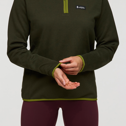 Envo Fleece Quarter-Zip Pullover - Women's - Heather Woods - US 6394