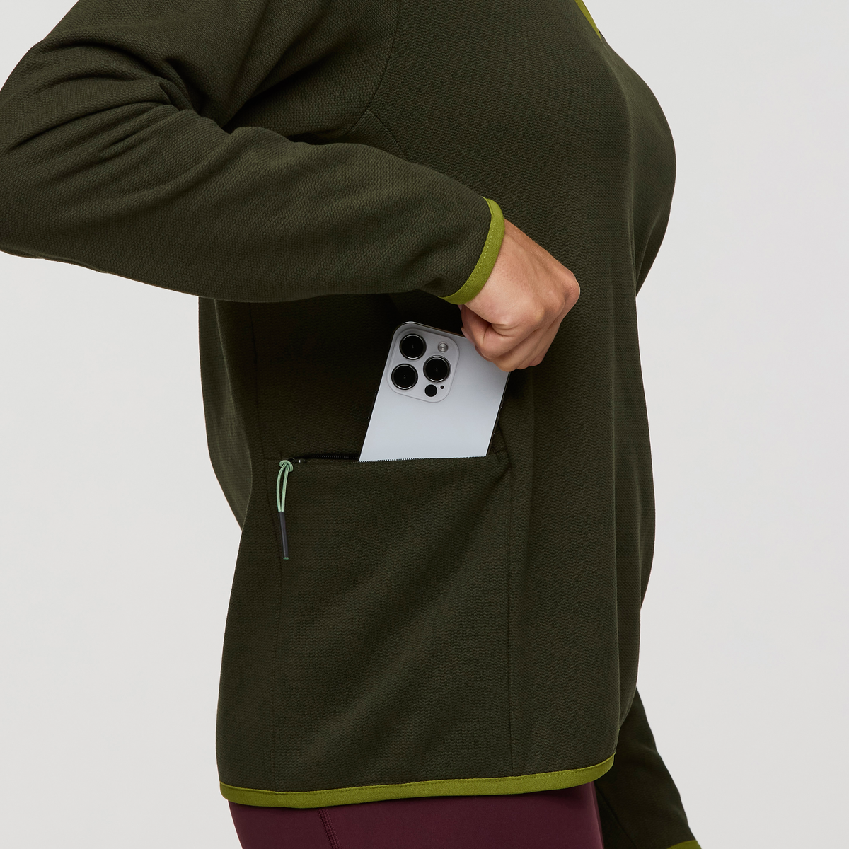 Envo Fleece Quarter-Zip Pullover - Women's - Heather Woods - US 6394