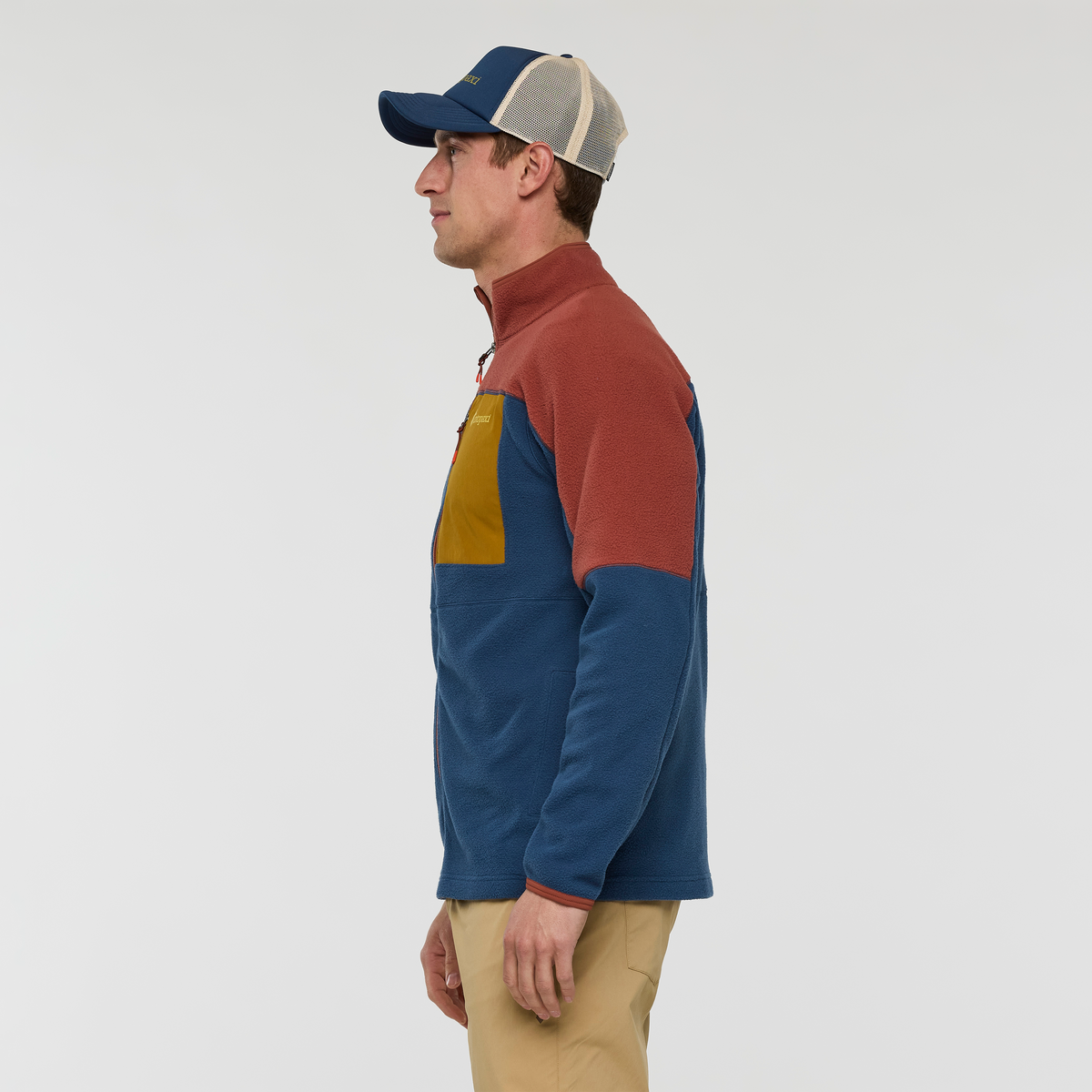 Abrazo Fleece Full-Zip Jacket - Men's - Nutmeg/Deep Sea - US 7752