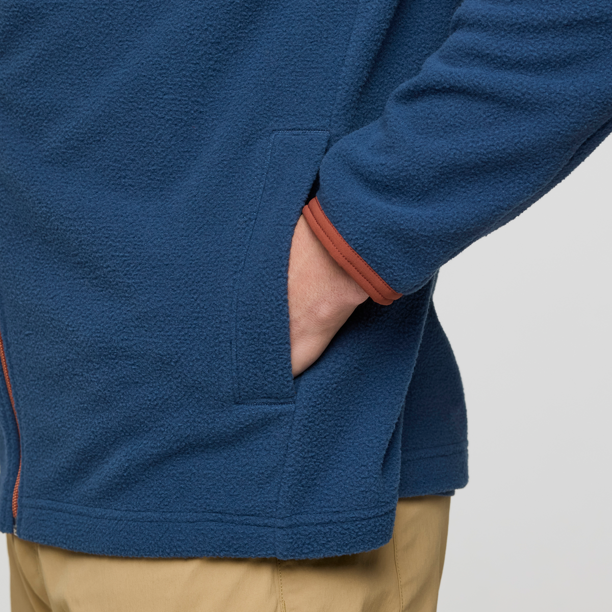 Abrazo Fleece Full-Zip Jacket - Men's - Nutmeg/Deep Sea - US 7752