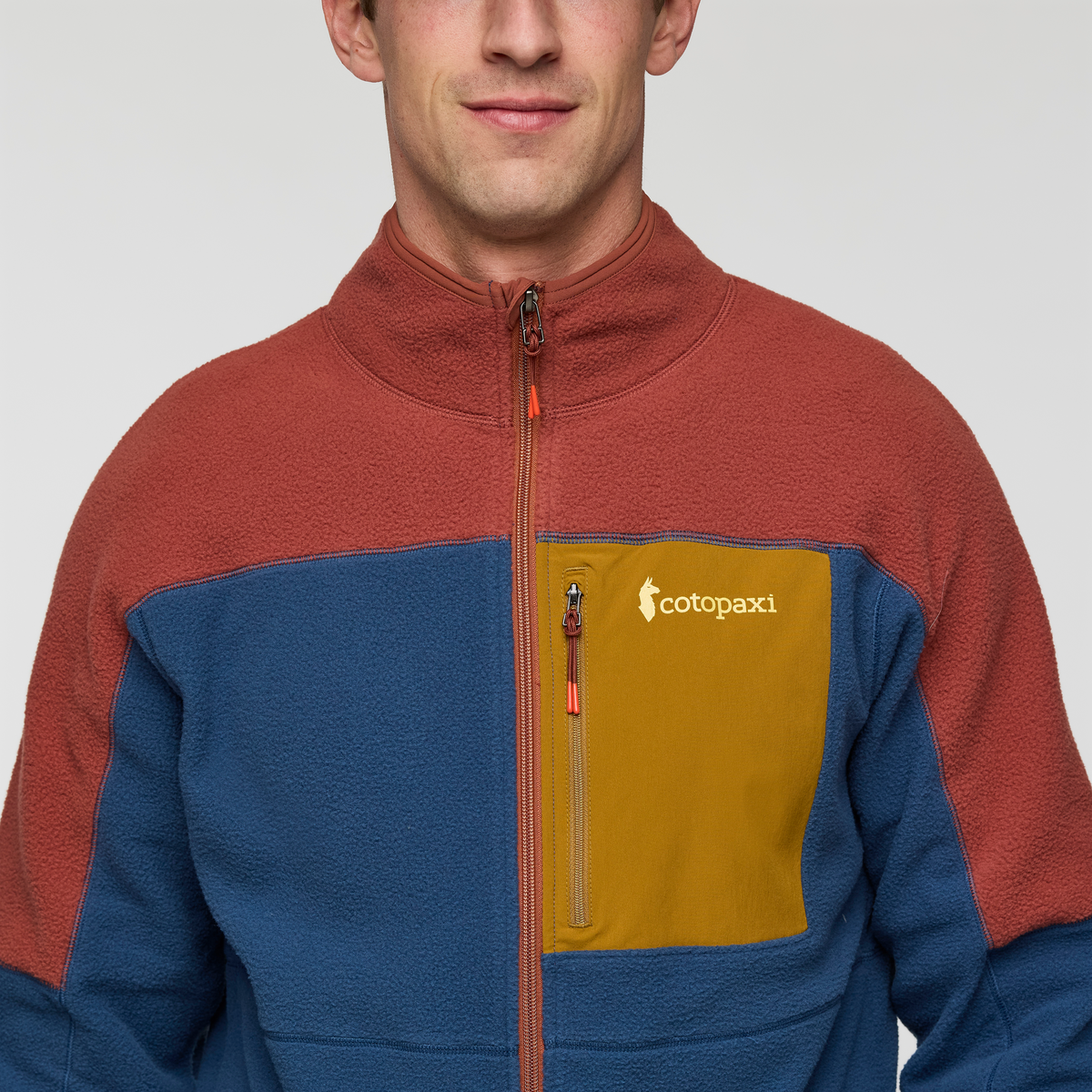 Abrazo Fleece Full-Zip Jacket - Men's - Nutmeg/Deep Sea - US 7752