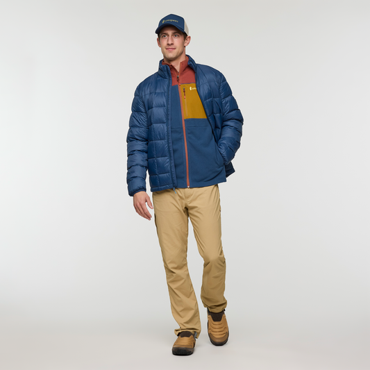Abrazo Fleece Full-Zip Jacket - Men's - Nutmeg/Deep Sea - US 7752