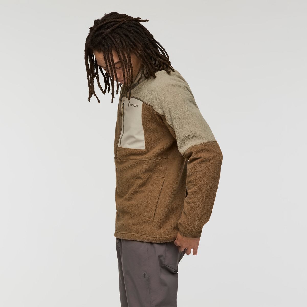 Abrazo Fleece Half-Zip Jacket - Men's - Stone/Dune - US 8683