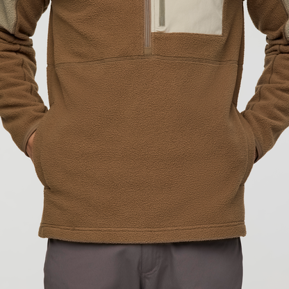 Abrazo Fleece Half-Zip Jacket - Men's - Stone/Dune - US 8683