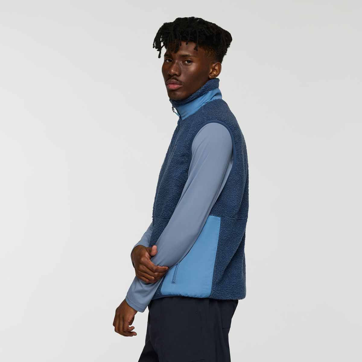 Bacano Fleece Vest - Men's - Deep Sea/Fjord - US 7395