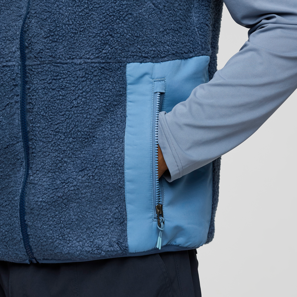 Bacano Fleece Vest - Men's - Deep Sea/Fjord - US 7395