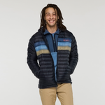 Fuego Down Hooded Jacket - Men's - Carbon Stripes - US 7997