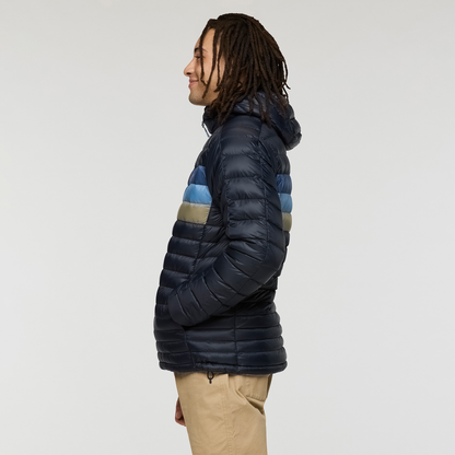 Fuego Down Hooded Jacket - Men's - Carbon Stripes - US 7997