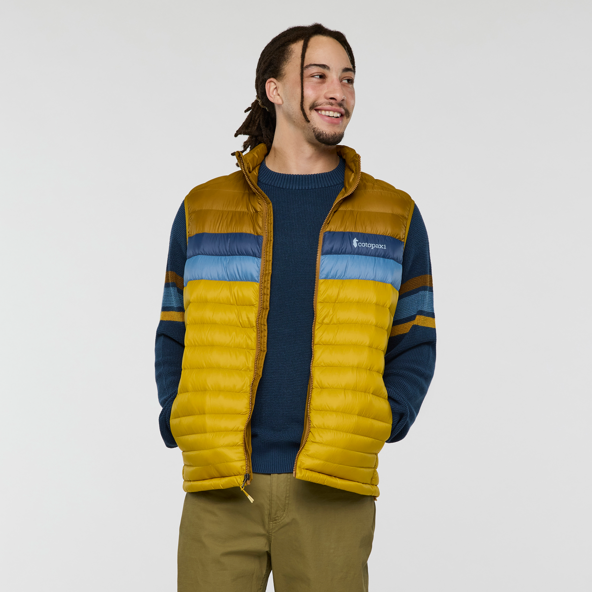 Fuego Down Vest - Men's - Bronze/Gold - US 4778