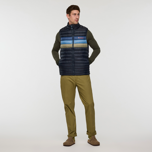 Fuego Down Vest - Men's - Carbon Stripes - US 7445
