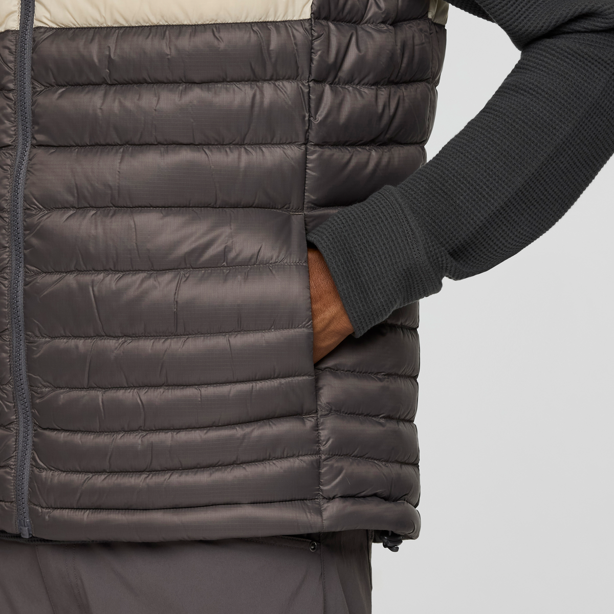 Fuego Down Vest - Men's - Cinder Stripes - US 5141