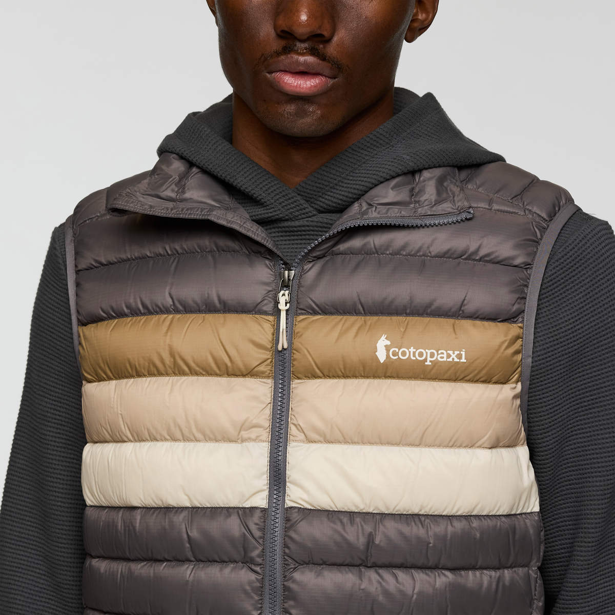 Fuego Down Vest - Men's - Cinder Stripes - US 5141