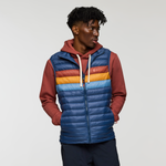 Fuego Down Vest - Men's - Deep Sea Stripes - US 8633