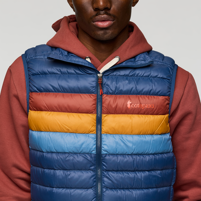 Fuego Down Vest - Men's - Deep Sea Stripes - US 8633