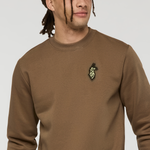 Lava Llama Crew Sweatshirt - Men's - Dune - US 4294
