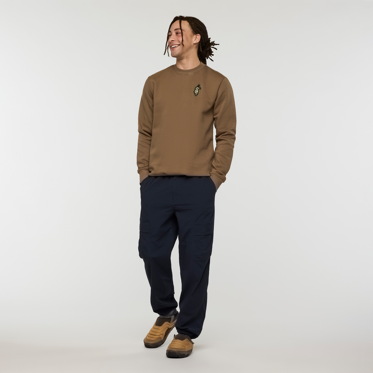 Lava Llama Crew Sweatshirt - Men's - Dune - US 4294