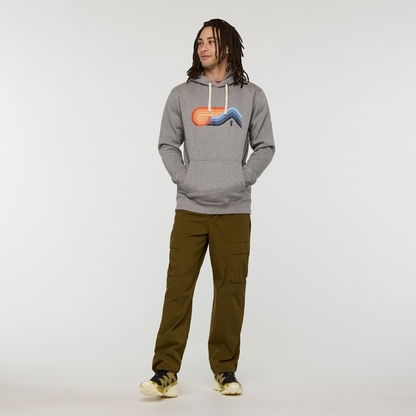 Melting Sunset Pullover Hoodie - Men's - Heather Grey - US 4717