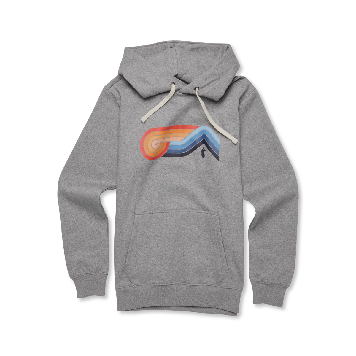 Melting Sunset Pullover Hoodie - Men's - Heather Grey - US 4717