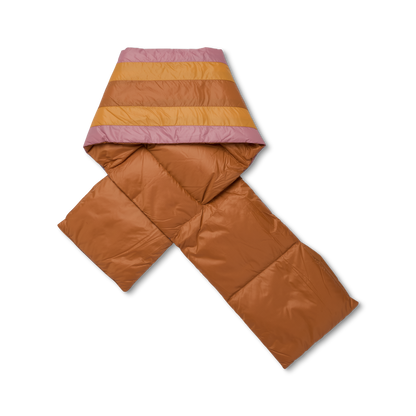 Fuego Down Scarf - Sienna Stripes - US 6519