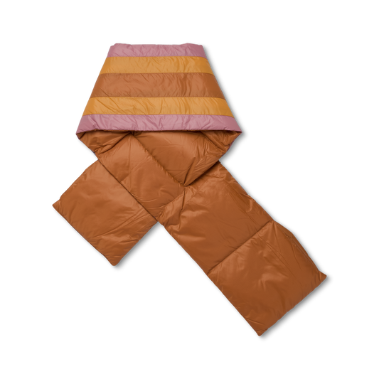 Fuego Down Scarf - Sienna Stripes - US 6519