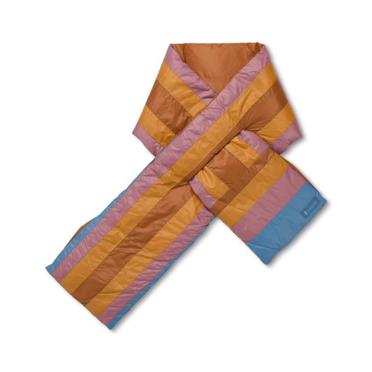 Fuego Down Scarf - Sienna Stripes - US 6519