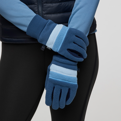 Teca Fleece Gloves - Deep Sea - US 5925