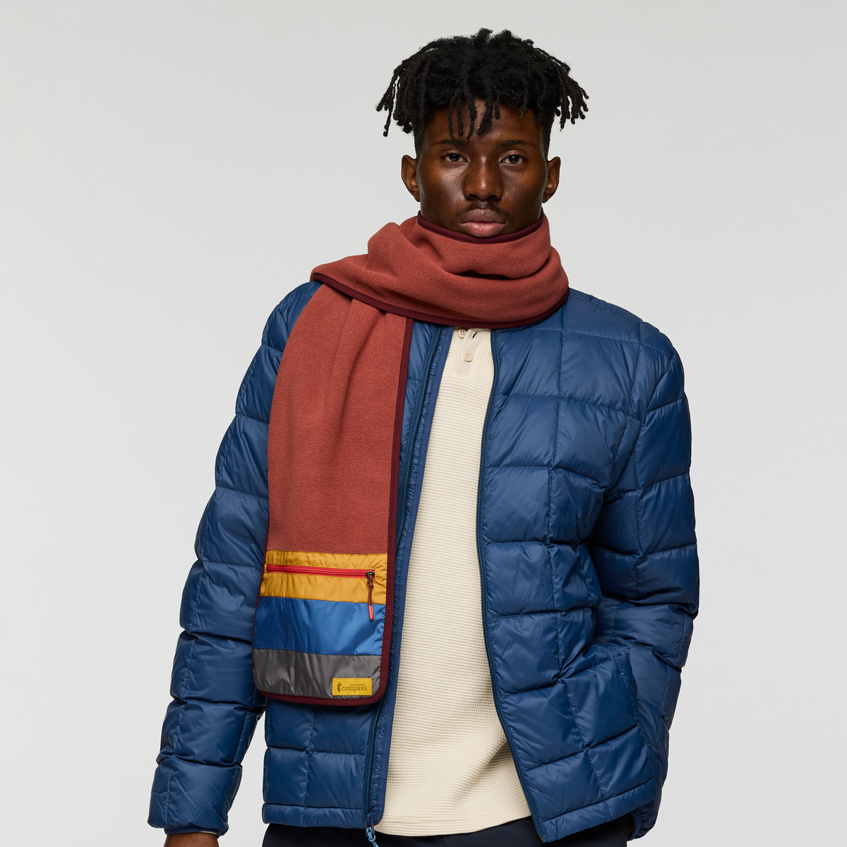 Teca Fleece Scarf - Nutmeg - US 8287