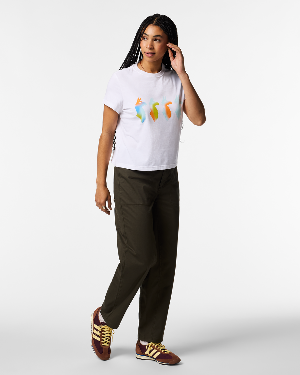 Cuatro Bitmap T-Shirt - Women's - White - US 2576