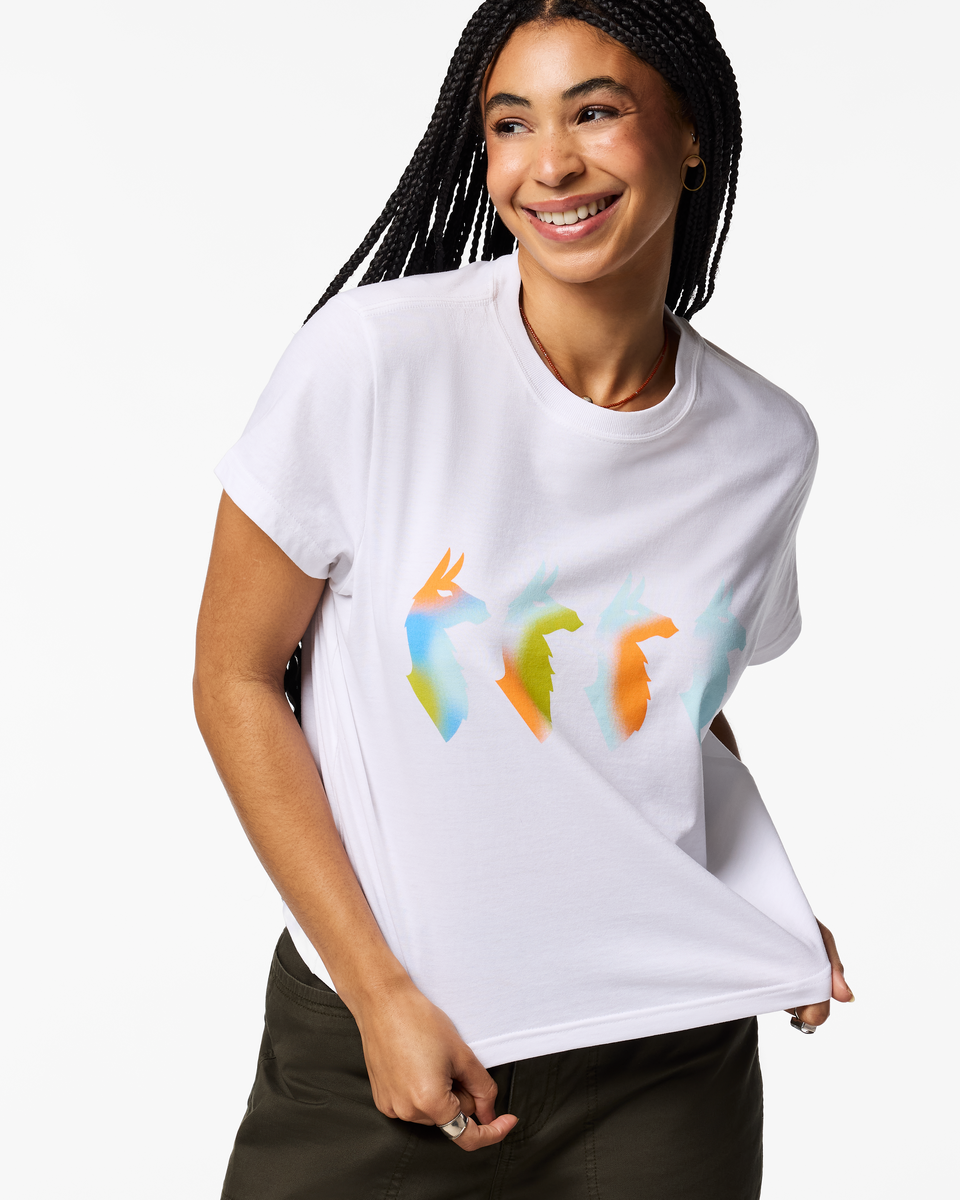 Cuatro Bitmap T-Shirt - Women's - White - US 2576
