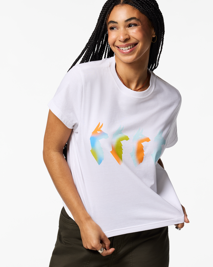 Cuatro Bitmap T-Shirt - Women's - White - US 2576