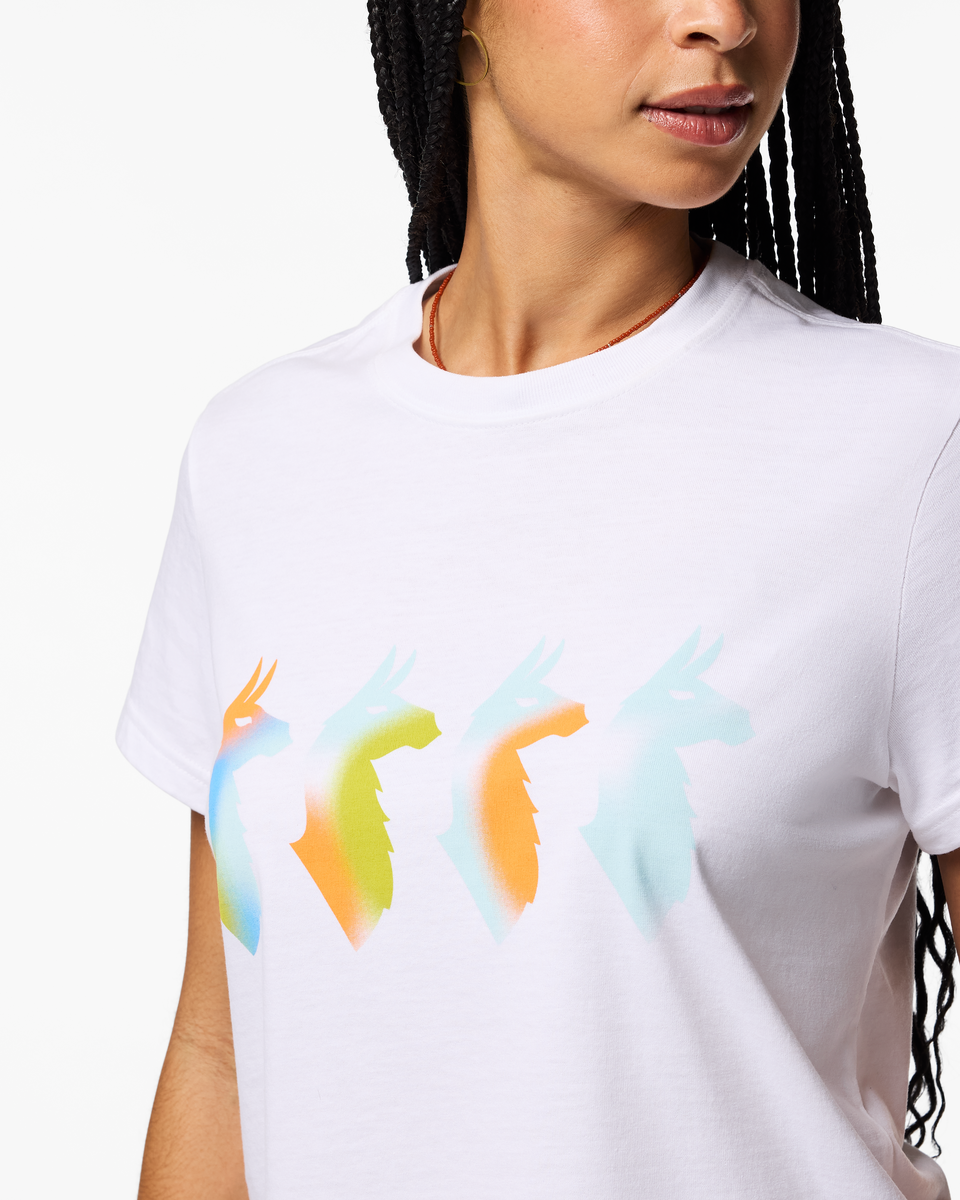 Cuatro Bitmap T-Shirt - Women's - White - US 2576