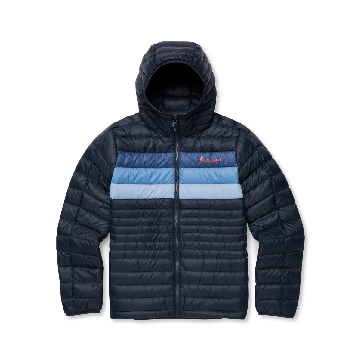 Fuego Down Hooded Jacket - Women's - Carbon Stripes - US 6958