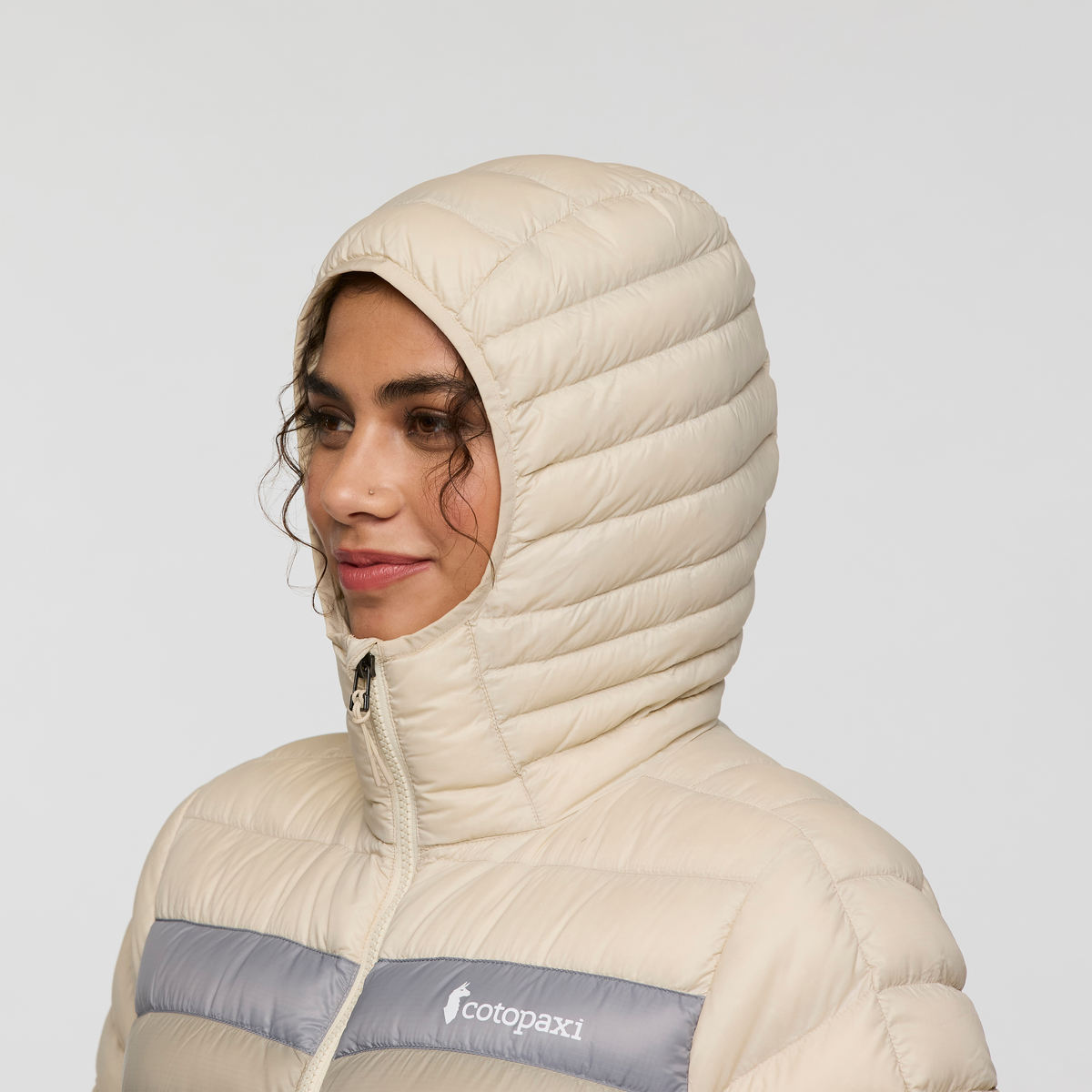 Fuego Down Parka - Women's - Cream Stripes - US 6487