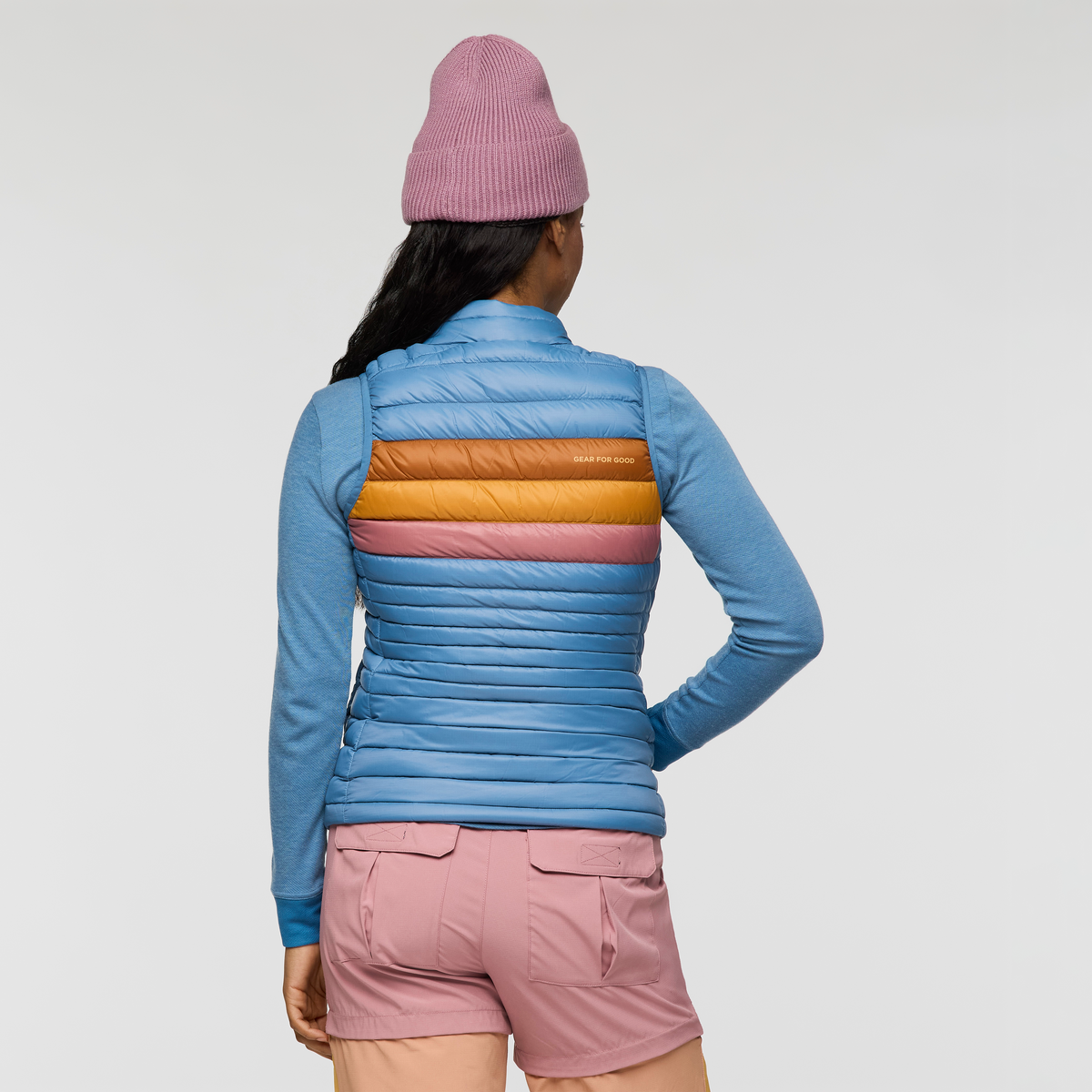 Fuego Down Vest - Women's - Fjord Stripes - US 4981