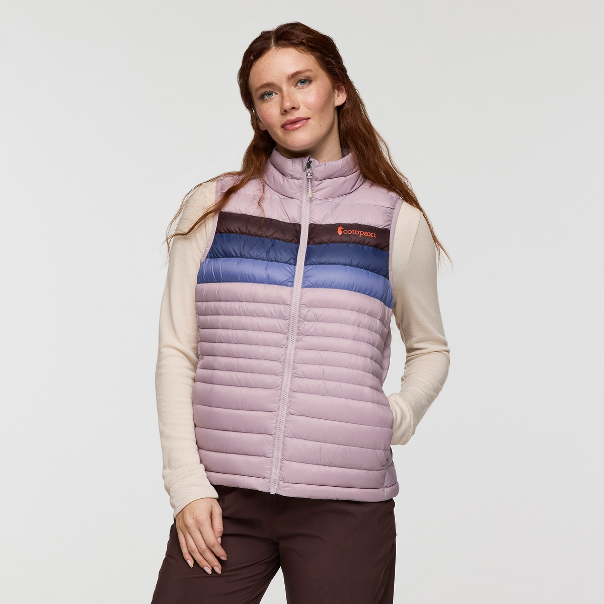 Fuego Down Vest - Women's - Quartz Stripes - US 1416