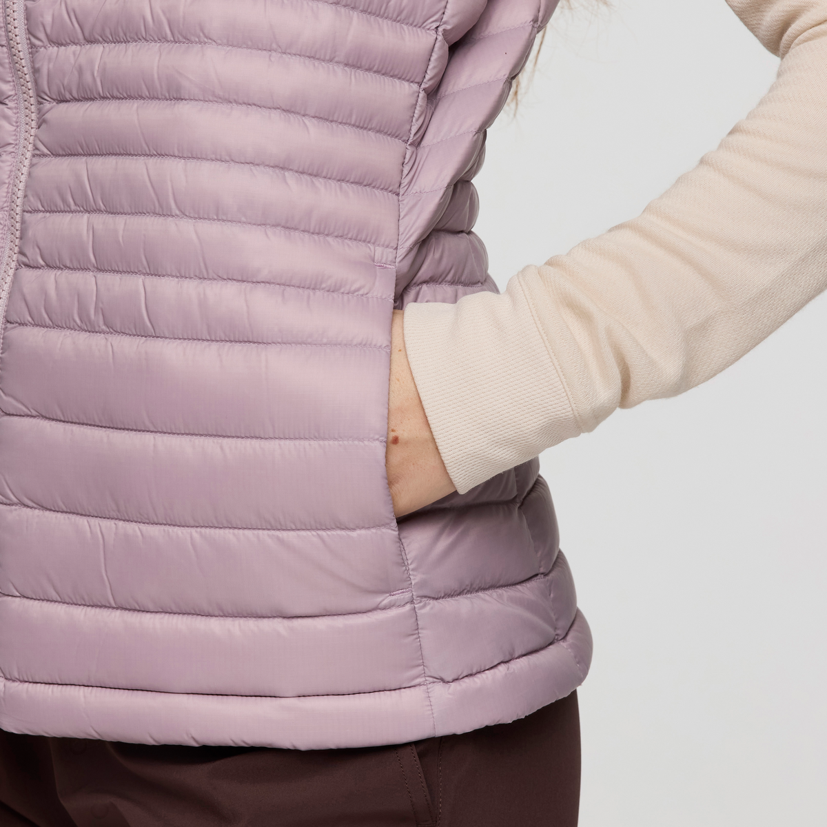Fuego Down Vest - Women's - Quartz Stripes - US 1416