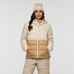 Fuego Max Down Hooded Jacket - Women's - Cream/Khaki - US 7431