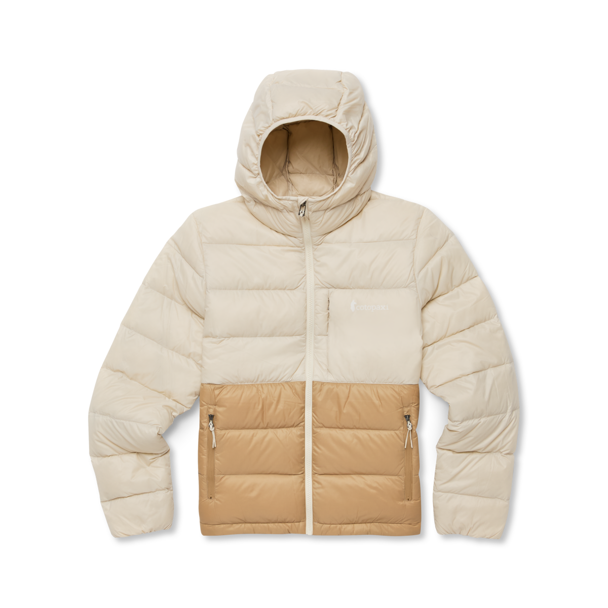 Fuego Max Down Hooded Jacket - Women's - Cream/Khaki - US 7431