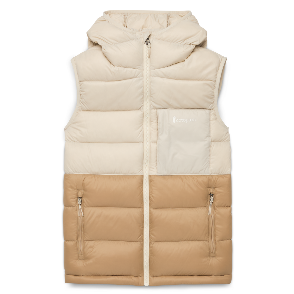 Fuego Max Down Vest - Women's - Cream/Khaki - US 1273