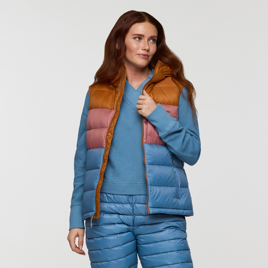 Fuego Max Down Vest - Women's - Sienna/Fjord - US 7736