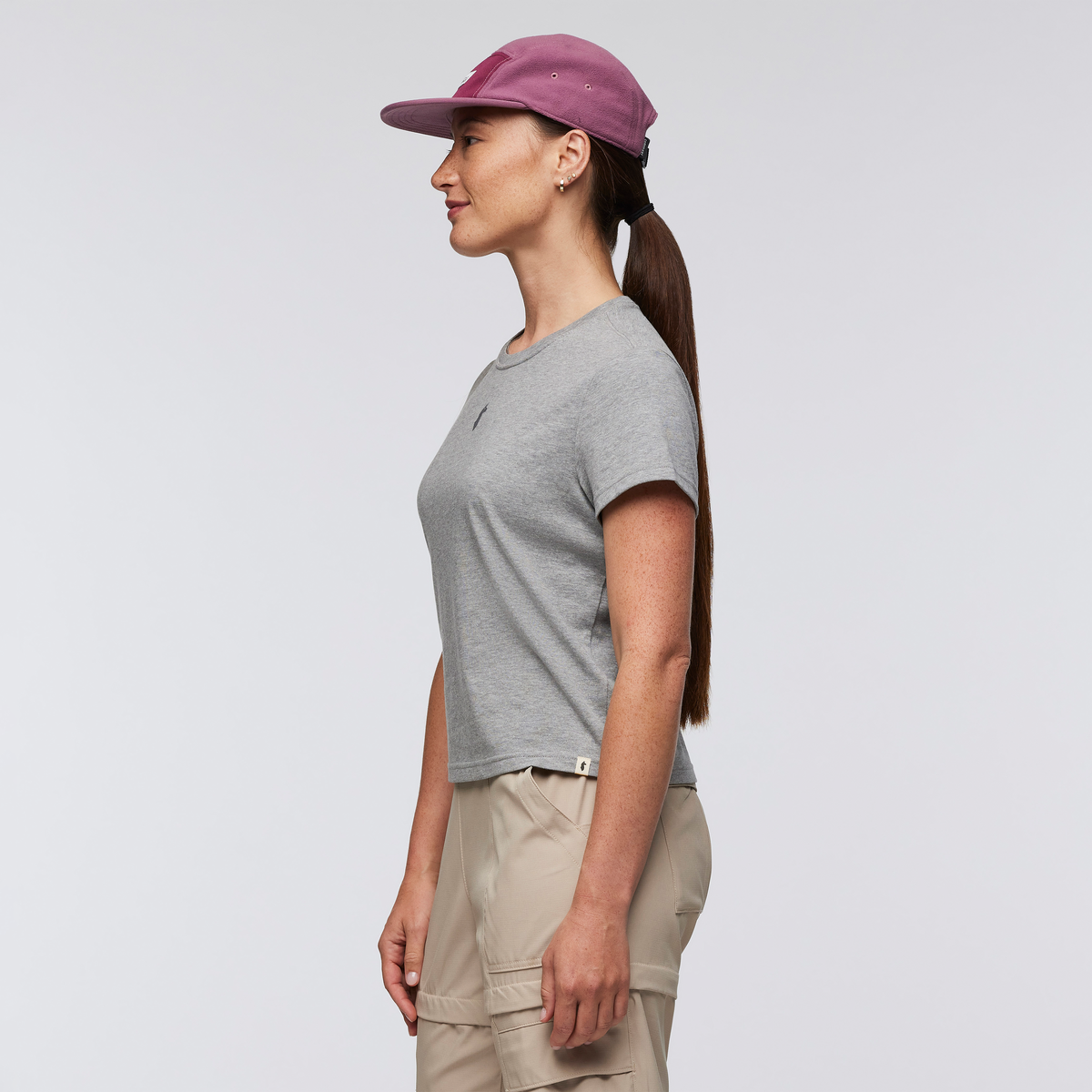 Llama Icon T-Shirt - Women's - Heather Grey - US 8132
