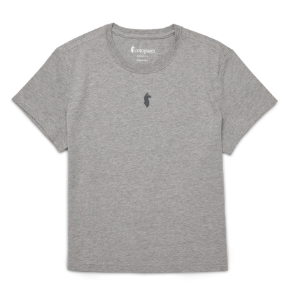 Llama Icon T-Shirt - Women's - Heather Grey - US 8132