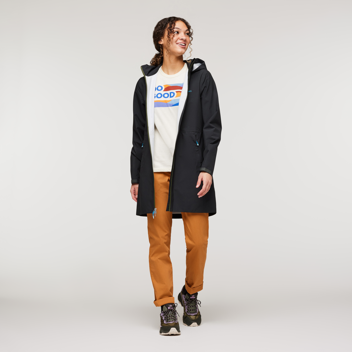 Cielo Rain Trench - Women's - Black - US 3689