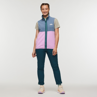 Amado Fleece Vest - Women's - Tempest/Orchid Bloom - US 5435